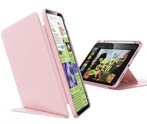 Husa pentru Apple iPad (2025) / (2022), ESR, Flip Hybrid, Roz