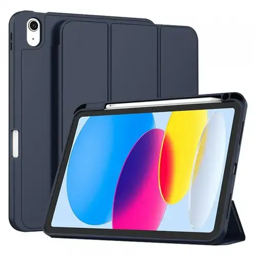 Husa pentru Apple iPad (2025) / (2022) Techsuit Flex Trifold (Albastru)