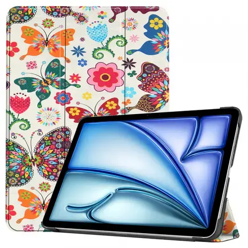 Husa pentru Apple iPad Air 13 (2025) / Air 13 (2024), Techsuit, FoldPro Butterfly (Multicolor)