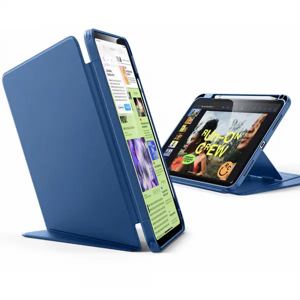 Husa pentru Apple iPad Pro 11 (2024), ESR, Flip Hybrid with Pencil Holder, Albastra