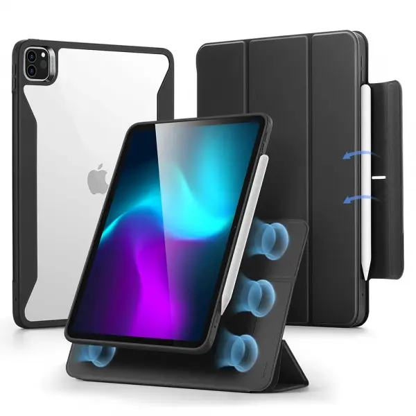 Husa pentru Apple iPad Pro 11 (2024), ESR, Rebound Hybrid, Neagra