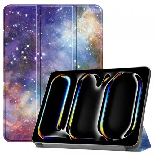 Husa pentru Apple iPad Pro 11 (2024) Techsuit FoldPro Galaxy (Multicolor)