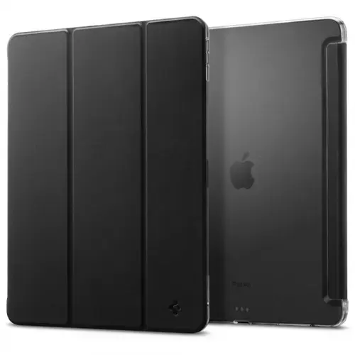 Husa pentru Apple iPad Pro 13 (2024), Spigen, Liquid Air Folio, Neagra