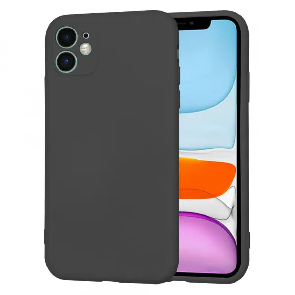 Husa pentru Apple iPhone 11, Techsuit, SoftFlex, Neagra