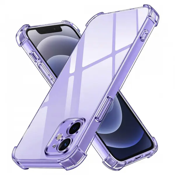 Husa pentru Apple iPhone 12, Techsuit, Shockproof Clear, Transparenta