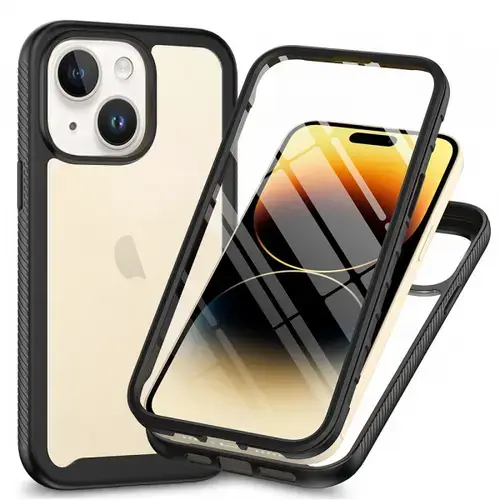 Husa pentru Apple iPhone 15 Plus, Techsuit, Defense360 Pro, Neagra