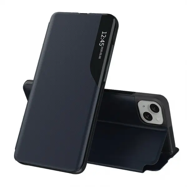 Husa pentru Apple iPhone 15 Plus, Techsuit, eFold, Albastra Inchis