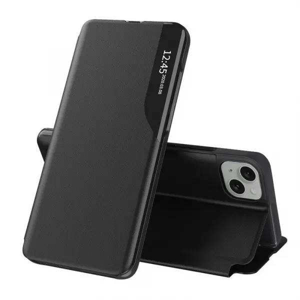 Husa pentru Apple iPhone 15 Plus, Techsuit, eFold, Neagra