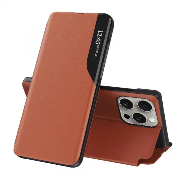 Husa pentru Apple iPhone 15 Pro, Techsuit, eFold, Portocalie