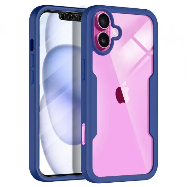 Husa pentru Apple iPhone 16 Plus, Techsuit, ColorVerse 360, Albastra