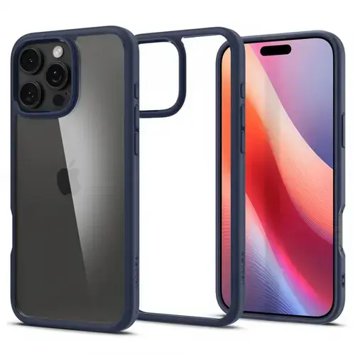 Husa pentru Apple iPhone 16 Pro Max, Spigen, Ultra Hybrid, Bleumarin