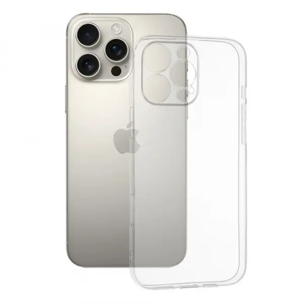 Husa pentru Apple iPhone 16 Pro Max, Techsuit, Clear, Transparenta