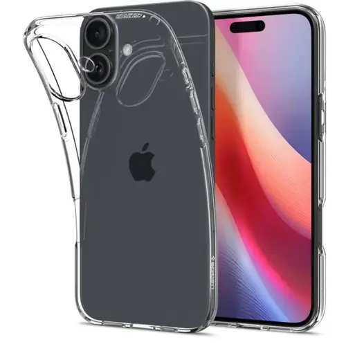Husa pentru Apple iPhone 16, Spigen, Liquid Crystal, Transparenta