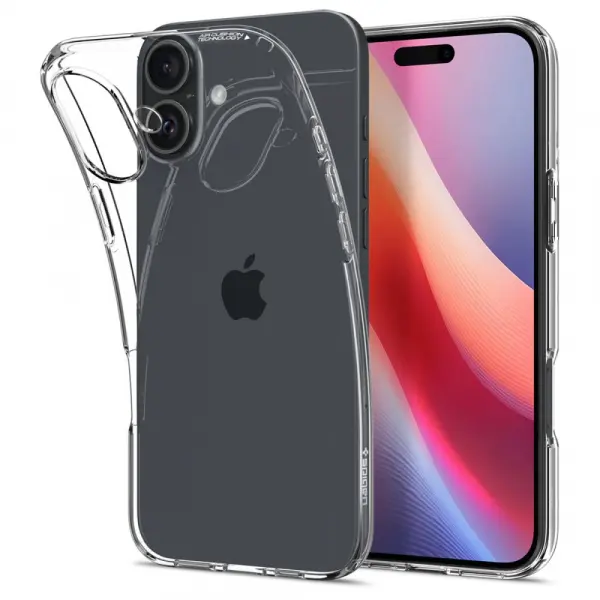 Husa pentru Apple iPhone 16, Spigen, Liquid Crystal, Transparenta ACS08190