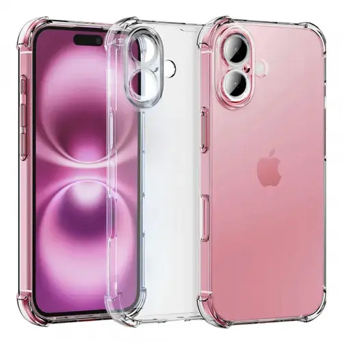 Husa pentru Apple iPhone 16, Techsuit, Shockproof Clear, Transparenta