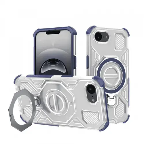 Husa pentru Apple iPhone 16e, Techsuit, Carbon Shield Pro, Albastra