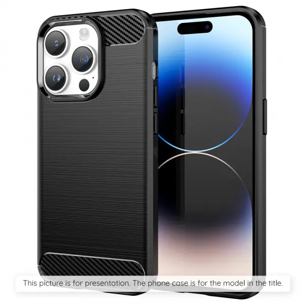 Husa pentru Apple iPhone 17 Air, Techsuit, Carbon, Neagra