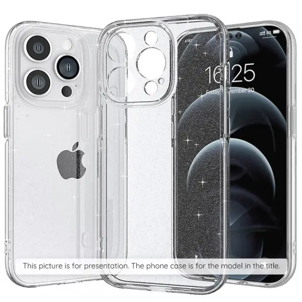 Husa pentru Apple iPhone 17 Air, Techsuit, SparkleSkin, Transparenta