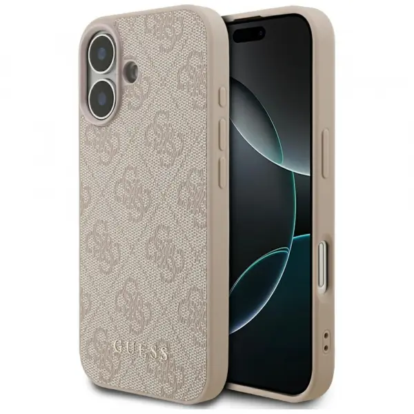 Husa pentru Apple iPhone 17, Guess, 4G Classic, Roz