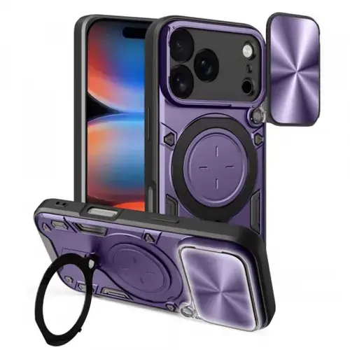 Husa pentru Apple iPhone 17 Pro Max, Techsuit, CamGuard Pro, Mov
