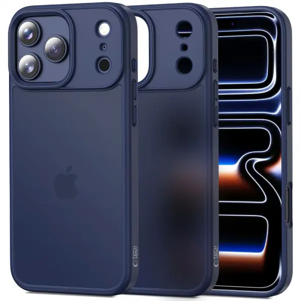 Husa pentru Apple iPhone 17 Pro, Tech-Protect, Magmat, Bleumarin Mata