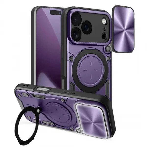 Husa pentru Apple iPhone 17 Pro, Techsuit, CamGuard Pro, Mov