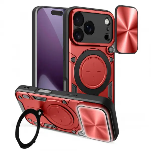 Husa pentru Apple iPhone 17 Pro, Techsuit, CamGuard Pro, Rosie