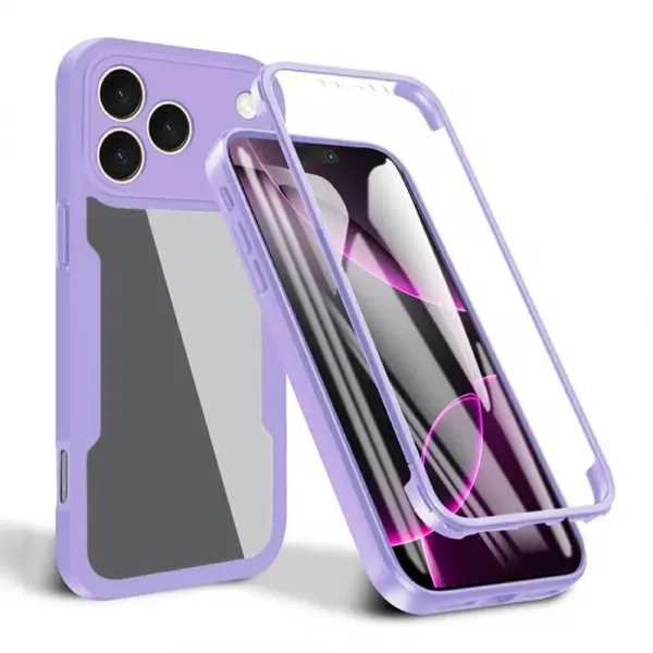 Husa pentru Apple iPhone 17 Pro, Techsuit, ColorVerse 360, Mov