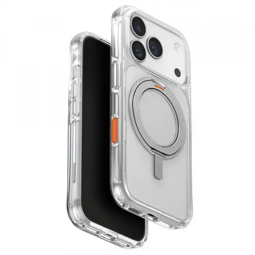 Husa pentru Apple iPhone 17 Pro, UNIQ, Swivix, Argintie