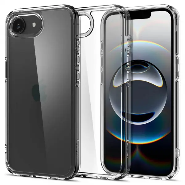 Husa pentru Apple iPhone 17e / 16e, Spigen, Ultra Hybrid, Transparenta ACS09160