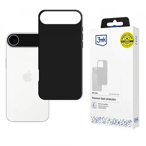 Husa pentru Apple iPhone Air, 3MK, Neagra Mata