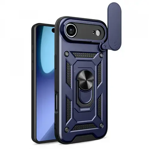Husa pentru Apple iPhone Air, Techsuit, CamShield, Albastra