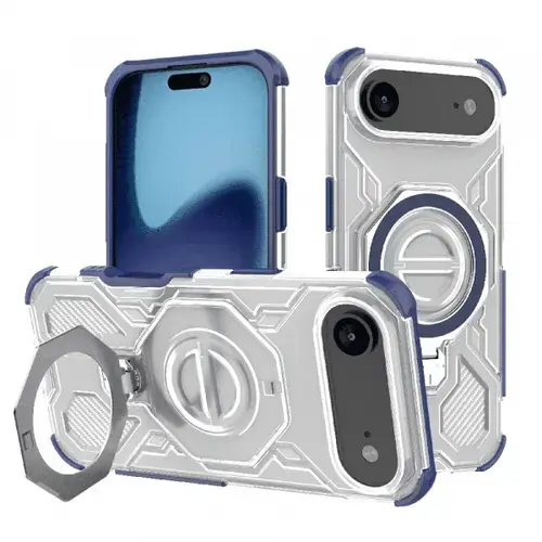Husa pentru Apple iPhone Air, Techsuit, Carbon Shield Pro, Albastra