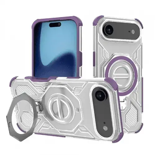Husa pentru Apple iPhone Air, Techsuit, Carbon Shield Pro, Mov