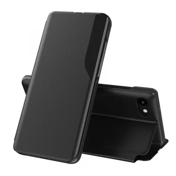 Husa pentru Apple iPhone SE (2022) / SE (2020) / 8 / 7, Techsuit, eFold, Neagra