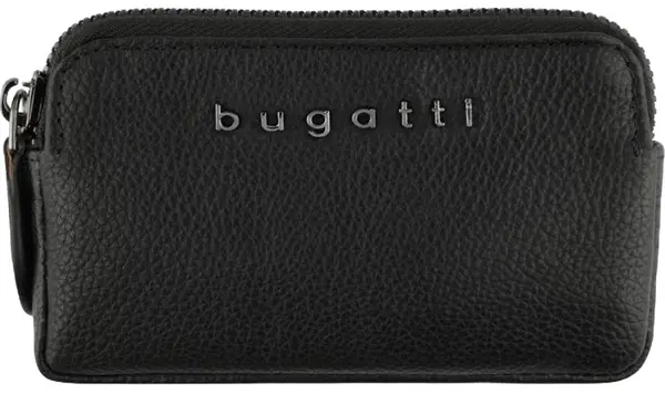 Husa pentru chei din piele Bugatti Bella - negru