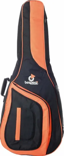 Husă pentru chitară clasică Bespeco - BAG150CG, gri/portocaliu