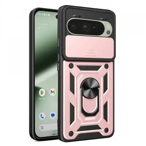 Husa pentru Google Pixel 10 Pro / 10, Techsuit, CamShield (Roz)
