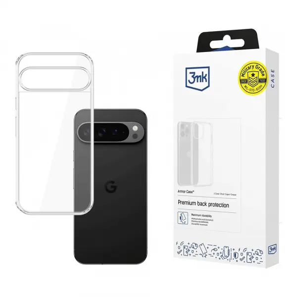 Husa pentru Google Pixel 10 Pro XL, 3MK, Armor, Transparenta