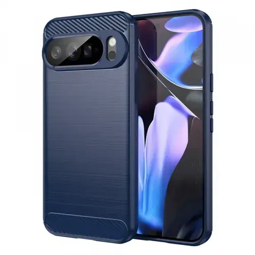 Husa pentru Google Pixel 10 Pro XL, Techsuit, Carbon (Albastru)