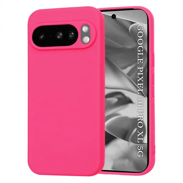 Husa pentru Google Pixel 10 Pro XL, Techsuit, SoftFlex, Roz Inchis