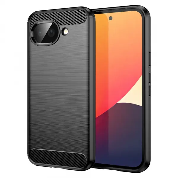 Husa pentru Google Pixel 10a, Techsuit, Carbon, Neagra