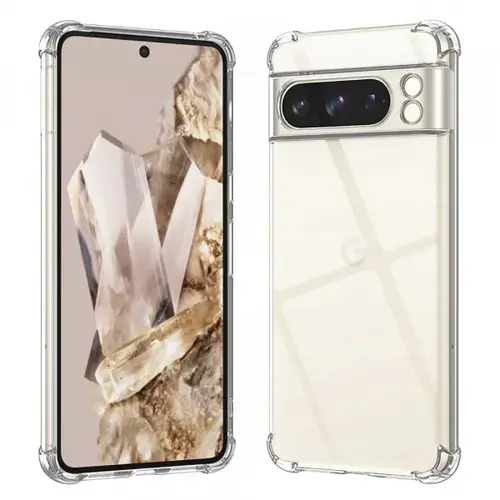 Husa pentru Google Pixel 8 Pro, Techsuit, Shockproof Clear, Transparenta