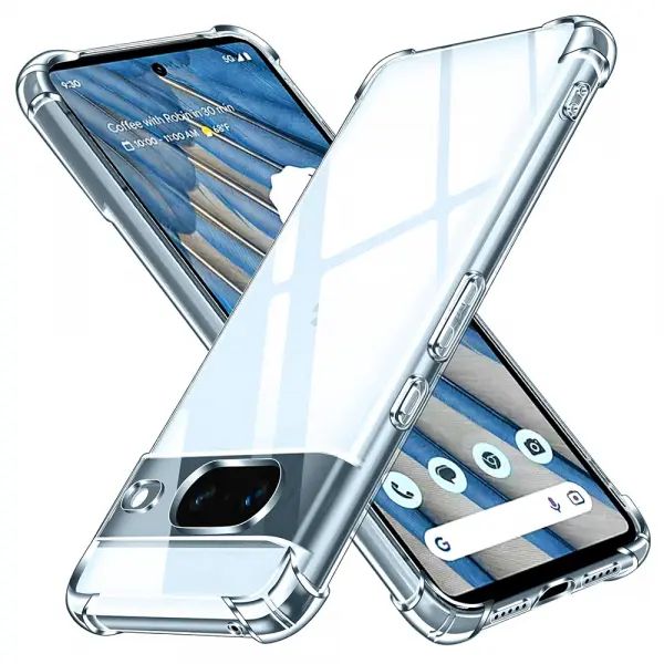 Husa pentru Google Pixel 8a, Techsuit, Shockproof Clear, Transparenta