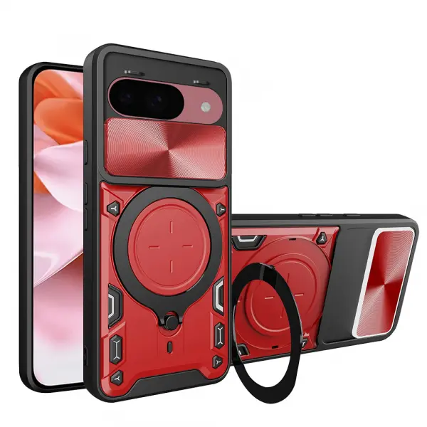 Husa pentru Google Pixel 9 / 9 Pro, Techsuit, CamGuard Pro, Rosie