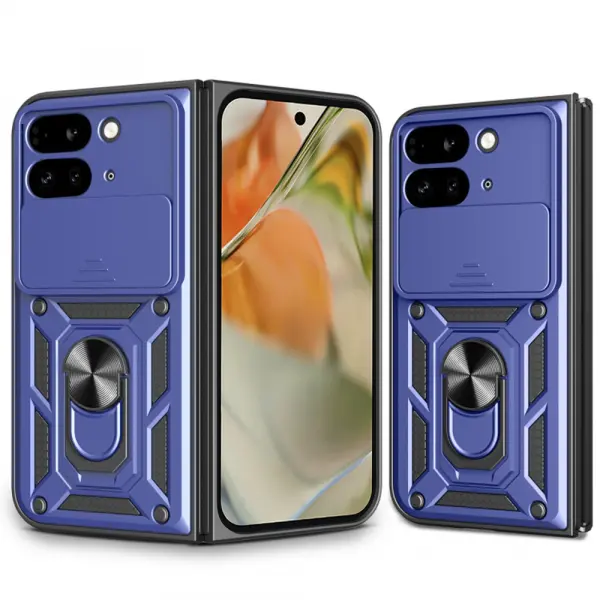 Husa pentru Google Pixel 9 Pro Fold, Techsuit, CamShield, Albastra