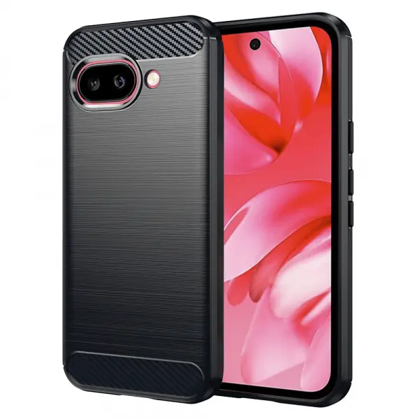 Husa pentru Google Pixel 9a, Techsuit, Carbon, Neagra