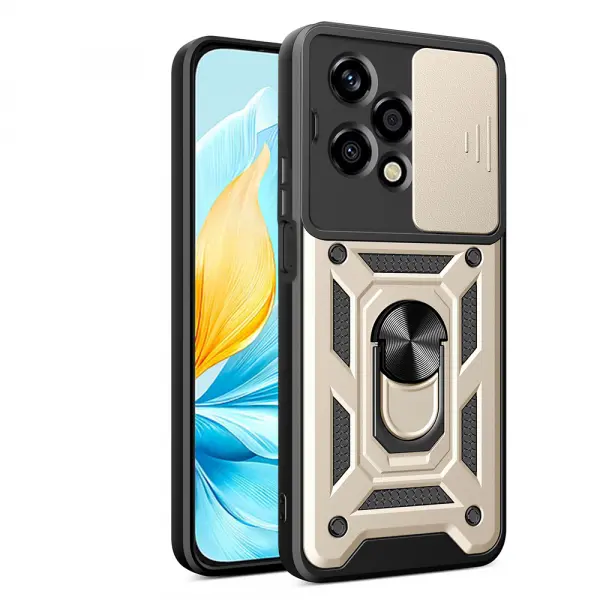 Husa pentru Honor 200 Lite, Techsuit, CamShield, Aurie