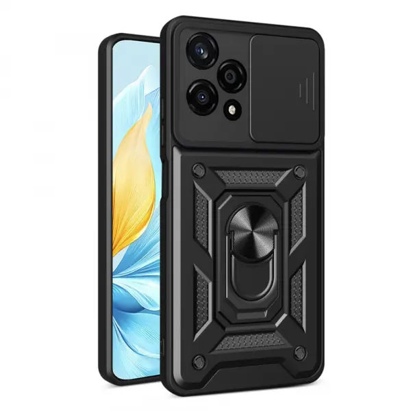 Husa pentru Honor 200 Lite, Techsuit, CamShield, Neagra