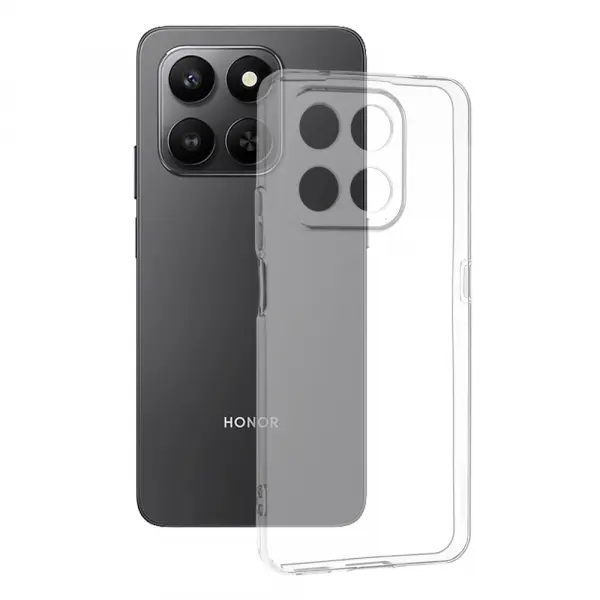 Husa pentru Honor 400 Smart 4G / X7d 4G / 400 Smart 5G, Techsuit, Clear, Transparenta